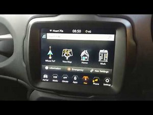 Jeep Renegade 2019 - SatNav Home and Work reset