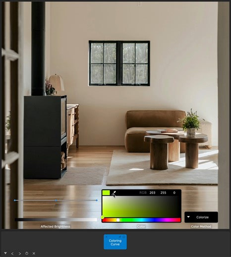 CameraBag 2024.3 features a new eye dropper color picker - use it...
