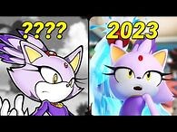 Evolution of BLAZE THE MEOW from Sonic Games-2