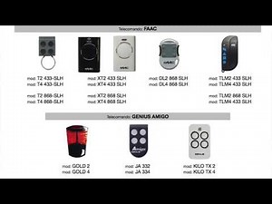 Come copiare telecomandi Faac e Genius Amigo con il telecomando Italfile Jane TOP01