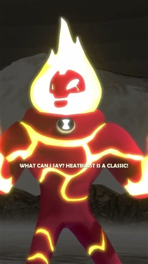 Heatblast meeting Heatblast is a dream come true || #shorts #ben10 #cartoon #3danimation