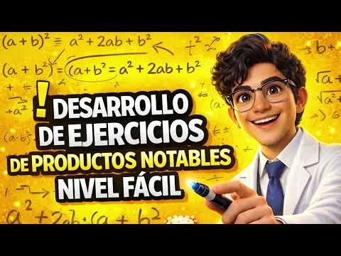 ¿Cómo Resolver Ejercicios de Productos Notables? Descúbrelo Aquí | Algebra| #AlgebraElemental