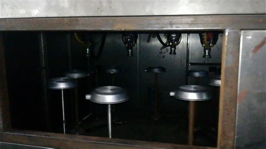 automatic aluminium spraying Metallisation thermal spraying equipment,Multi arc vacuum pvd chrome spray machine