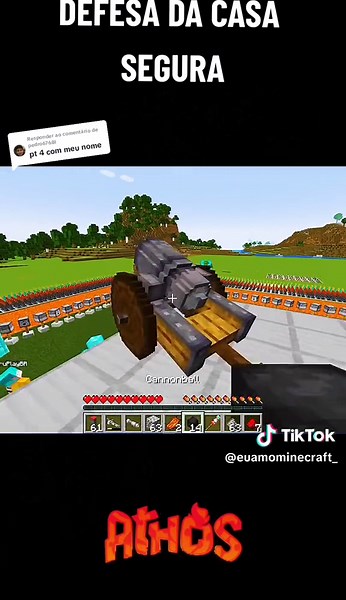 DEFESA DA CASA SEGURA NO MINECRAFT