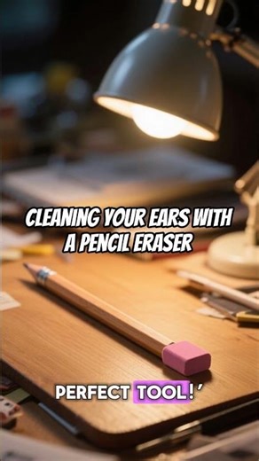 Ear Cleaning 101: The Eraser Method ✏️👂