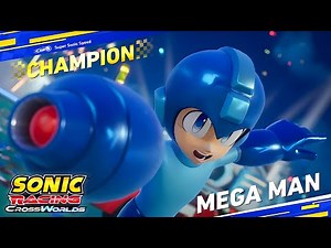Sonic Racing CrossWorlds - Mega Man Gameplay (4K)
