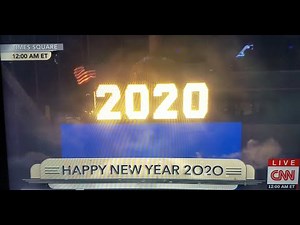 CNN's Coverage of the Times Square Ball Drop to Usher in 2020 & a New Decade