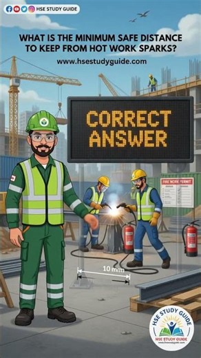 What Is the Minimum Safe Distance Between Two Workers During Hot Work?