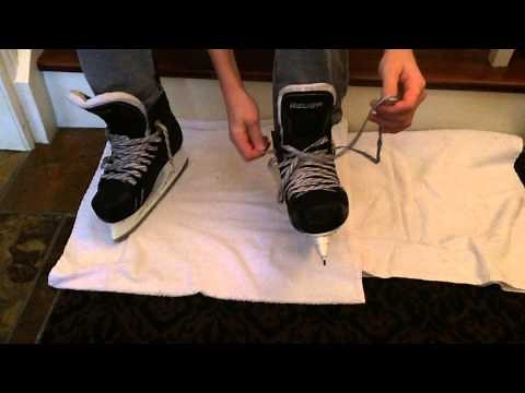 How to Tie Hockey Skates Tightly - QUICK, EASY