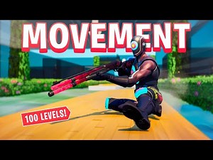 Chapter 3 MOVEMENT & AIM Map! Weapon Deathrun! (Fortnite Creative)