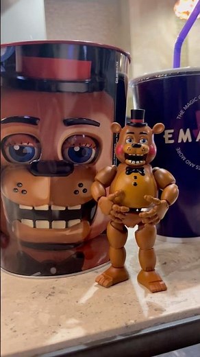 Posing My Custom Jazwares FNAF Figures At EMAGINE Theatre