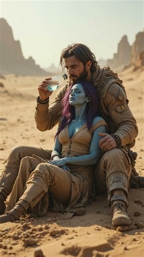 Bullies Forced the Alien Girl to Beg—Until a Human Finally Stepped Forward to Save Her