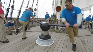 The 142-year-old Elissa is one of the only ships of its kind restored to full sailing capacity. Elissa’s origins are traced to a shipyard in Aberdeen, Scotland, where she was constructed as an iron-hulled, three-masted barque and launched in October 1877. For nearly a century Elissa traveled across the world, primarily as an independent freight ship, according to the Texas State Historical Association. During 19th-century voyages, Elissa made many stops at U.S. ports, primarily in New York, Bost