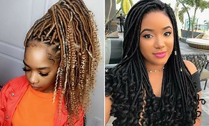 43 Ways to Pull Off Goddess Faux Locs