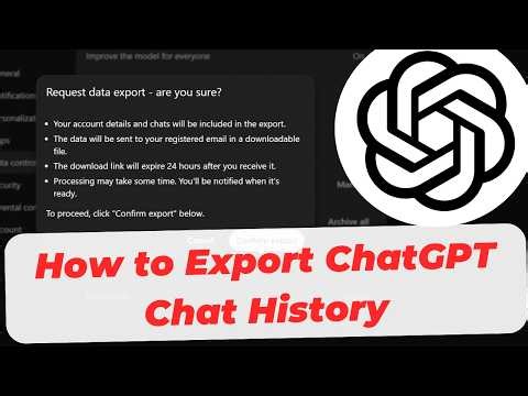 How to Export ChatGPT Chat History