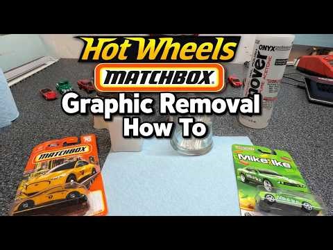 Hot Wheels Matchbox Decal Graphic Removal How To