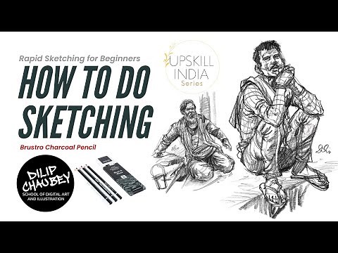 How to Start Drawing | Rapid Sketching for Beginners | Dilip Chaubey School of Art