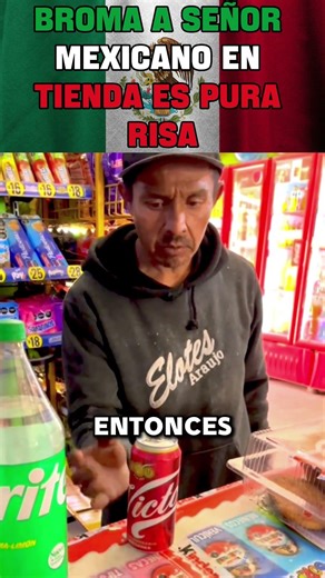 Prank on a Mexican man in a store is hilarious #shorts