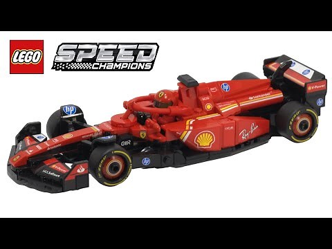 LEGO Speed Champions Ferrari SF-24 F1 Race Car - LEGO Speed Build