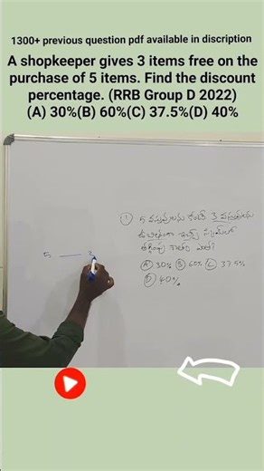 Profile loss Trick Solve in 5 Seconds! ⚡ Trick for RRB 2026 #aptitudetricks #mathtrick