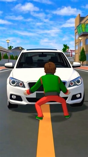 Angry yuta Destroys Police Car 🚘😁#sakuraschoolsimulator #viralvideo #funnyvideo #cartoonvideo
