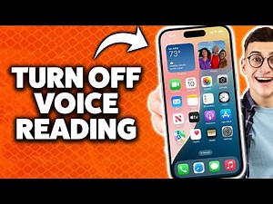 How To Turn Off Voice Reading Text Messages On iPhone 2026 (Step-By-Step Tutorial)