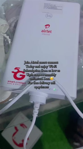 Join Airtel smart connect Today and enjoy Wi-Fi Subscription from as low as Ugsh 100,000 monthly unlimited Data😊 For free delivery call 0747622021 #fyppppppppppppppppppppppp #airtel #fyp #5gadvanced