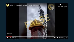 Is 'COV-19' Inscribed on This Piece of 5G Equipment?