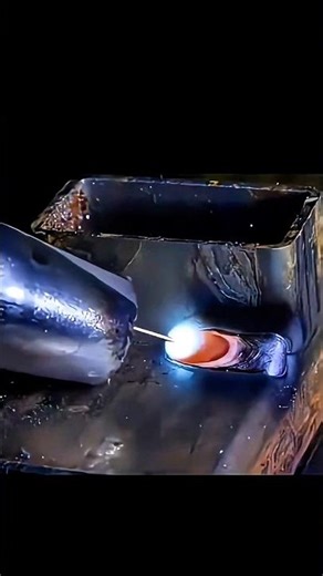 Liquid Steel Geometry: Perfect MIG Angle ⚡️#welding #mig #precision