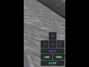 RGB Cps counter and keystrokes for minecraft bedrock edition (Works on All Versions)