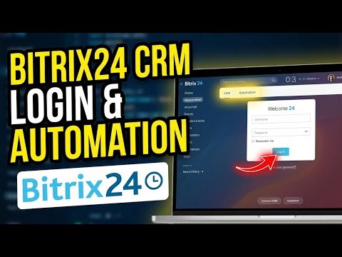 How to login to Bitrix24 CRM for pipeline automation - Complete Guide