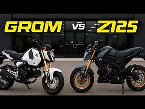 2025 Honda Grom vs Kawasaki Z125 | Which Mini Bike Is Better for You?