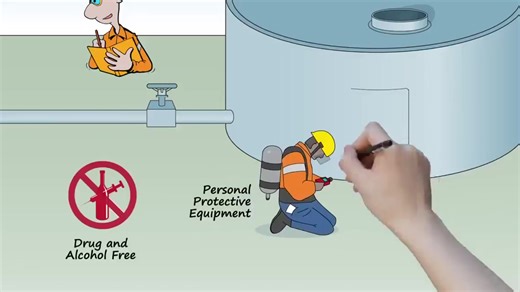 🚨 Confined Space = Hidden Danger! It looks small, but risks are HUGE: ☠️ Lack of oxygen 💨 Toxic gases 🔥 Fire/Explosion 🚑 Difficult rescue ✅ Always follow safety steps: 1️⃣ Test the air before entry 2️⃣ Use proper PPE & breathing equipment 3️⃣ Have a standby person outside 4️⃣ Never enter without a permit 🛑 Remember: One mistake in a confined space can cost multiple lives. Stay alert, stay safe! #ConfinedSpace #WorkplaceSafety #HSE #StaySafe #ZeroAccident | HSE Life Line: Sustainability Matt