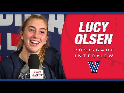 Villanova's Lucy Olsen Quarterfinal Interview -- 2023 BIG EAST Tournament