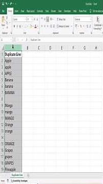 Remove Duplicate Lines, Fix Spaces, Organize Data in One Click #excel #exceltutorial #exceltips