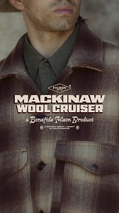 7.8K views · 59 reactions | Filson's legendary Mackinaw Wool Cruiser. Celebrating its 110-year anniversary. Made in USA with our signature heavyweight wool. New special-edition Fall 2024 color available: https://brnw.ch/21wNgJn | Filson | Facebook