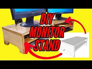 How to make a Monitor Stand / DIY Monitor Riser
