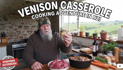 Venison Casserole Cooking Adventure in Gisborne, New Zealand