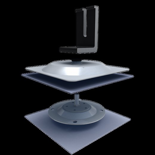 SimpleGrip-SQ - Flashed Solar Compression Plate & Mount | EcoFasten