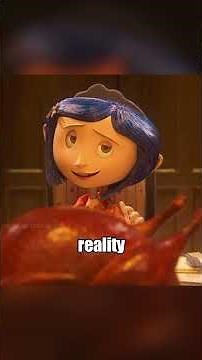 Did you catch the details behind what Coraline’s blue hair truly symbolizes？#movie #edit #coraline