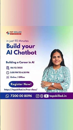 Ready to build your own AI chatbot in just 90 minutes? 🤖⚡
