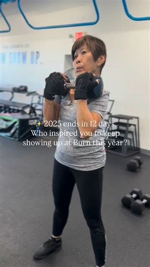 With only 12 days left in 2025, we’re reflecting on the people who made showing up easier, stronger, and more meaningful. Who inspired you at Burn this year? 💙🔥 #burnbootcamp #fitnesscommunity #strongertogether | Burn Boot Camp - Spring Hill, FL