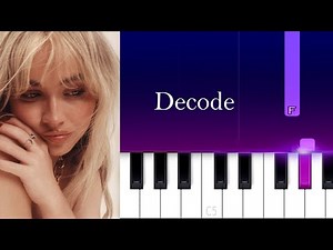 Sabrina Carpenter - decode | Piano Tutorial