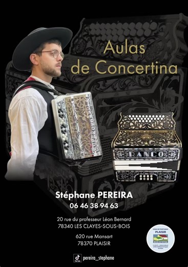 🎶 Aprende a tocar concertina com paixão! 🎵 Junta-te às minhas aulas, quer sejas principiante ou avançado. Ambiente descontraído e progresso garantido! 📩 Envia uma mensagem para mais informações! #concertina #aulasdeconcertina