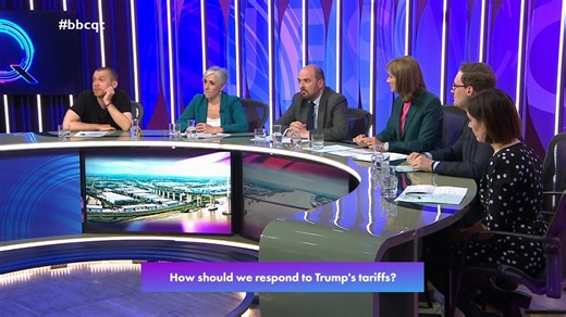 “Look very carefully at what happens to American living standards in the next 3 or 4 years… because that could happen here” Economist Gary Stevenson says it’s not in the USA’s interest to tariff the UK, but we should look at building UK alternatives to US tech firms #bbcqt | BBC Question Time