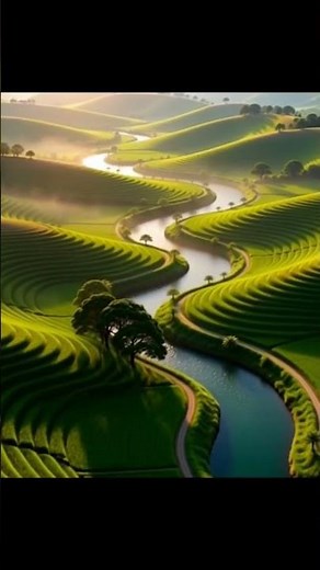 Green Perfection That Looks Too Good to Be Real #nature #aesthetic #landscape