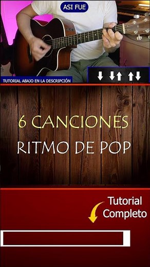 6 Canciones Fáciles con Ritmo de Pop en Guitarra