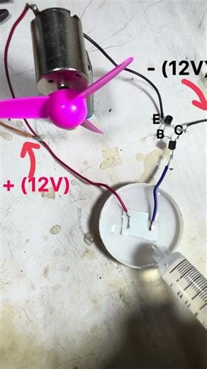 Water sensor with 2x BC547 #circuit #scienceexperiment #diyelectronics