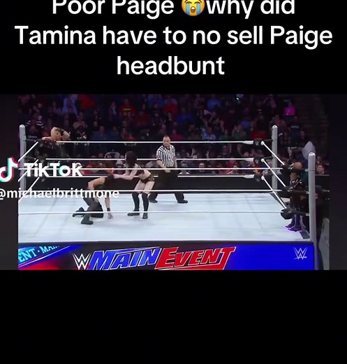 WWE Controversy: Tamina No-Sells Paige's Headbutt