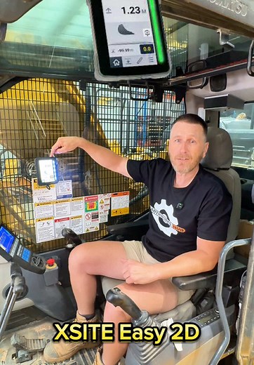 Learn how to set your reference point with the @MOBA_Australia XSITE Easy 2D system on an excavator. This entry-level solution can be used with a laser level and is designed for straightforward installation, providing accurate depth measurements, height and inclination of the bucket, and real-time bucket positioning displayed directly on the screen. The LED display instantly shows whether the target level has been achieved or if further excavation is needed. Ideal for foundation construction, ex